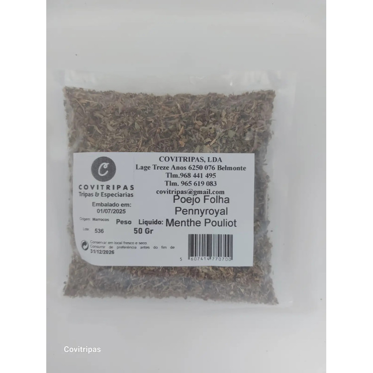 Poejo em Folha 50 Gr