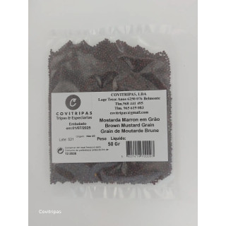 Mostarda em Grão Marron 50 Gr