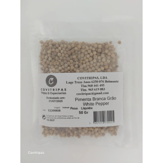 Pimenta Branca Em Grão 50 Gr