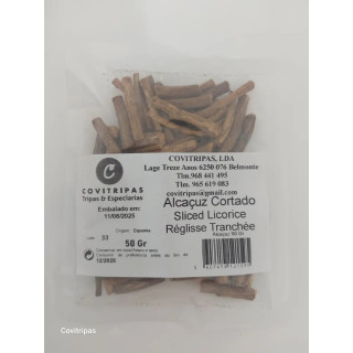 Alcaçuz Cortado 50 Gr